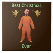Trump Prisoner Keramik Tile Fliese (Vorderseite)