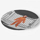 Trump Prisoner Paper Plate Pappteller (Schrägansicht)