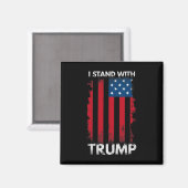 Trump Pro Trump-Unterstützer 1 Magnet (Vorderseite/Rückseite)
