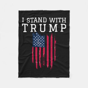 Trump Pro Trump-Unterstützer Fleecedecke