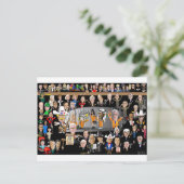 Trump Pros und Cons Postkarte (Stehend Vorderseite)