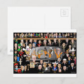 Trump Pros und Cons Postkarte (Vorne/Hinten)