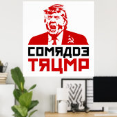 Trump Protest Poster 2017: "COMRADE TRUMP" (Heimbüro)