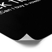 Trump Protest T Shirt Poster (Ecke)