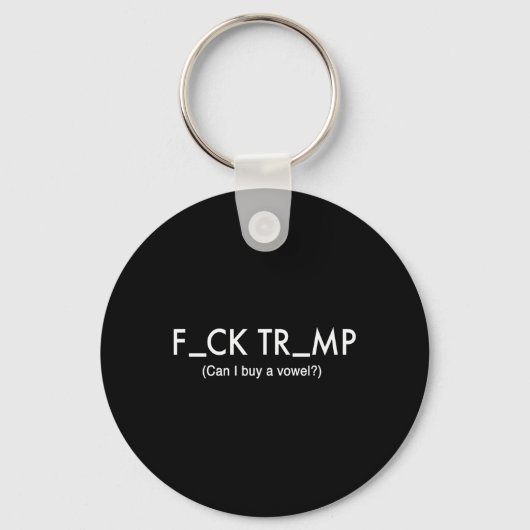 Trump Protest T Shirt Schlüsselanhänger (Vorderseite)