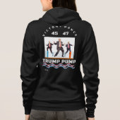 Trump Pump Victory Dance Hoodie Bella Leinwand (Rückseite)