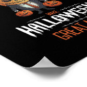 Trump Pumpkin Make Halloween Great Again Poster (Ecke)