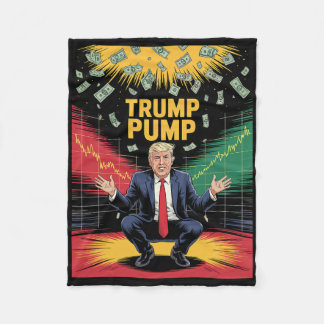 Trump pumpt Geld 1 Fleecedecke