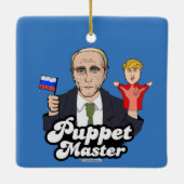 Trump Puppet Master - Wladimir Putin Keramikornament (Rückseite)