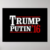 Trump Putin 2016 Poster (Vorne)