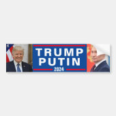 TRUMP/PUTIN 2024 Autoaufkleber (Vorne)