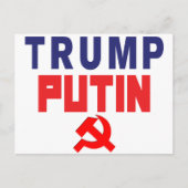 Trump / PUTIN Postkarte (Vorderseite)