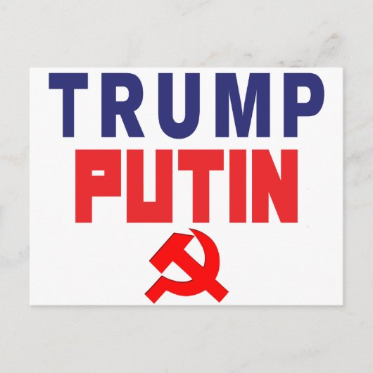 Trump / PUTIN Postkarte (Vorderseite)