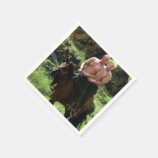 TRUMP PUTIN SERVIETTE (Ecke)