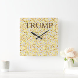 TRUMP QUADRATISCHE WANDUHR