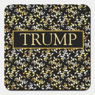 Trump quadratischer aufkleber