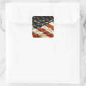 TRUMP QUADRATISCHER AUFKLEBER (Tasche)
