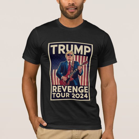 Trump-Rache Tour 2024 - Politische Wahl 2024 T-Shirt (Vorderseite)