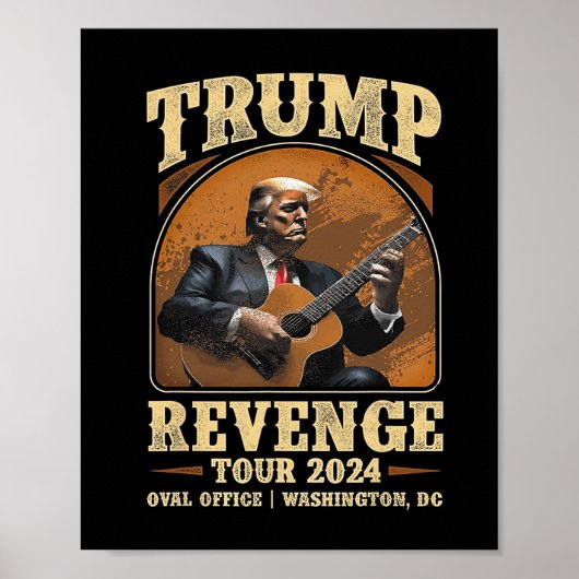 Trump-Rache Tour 2024 Poster (Vorne)