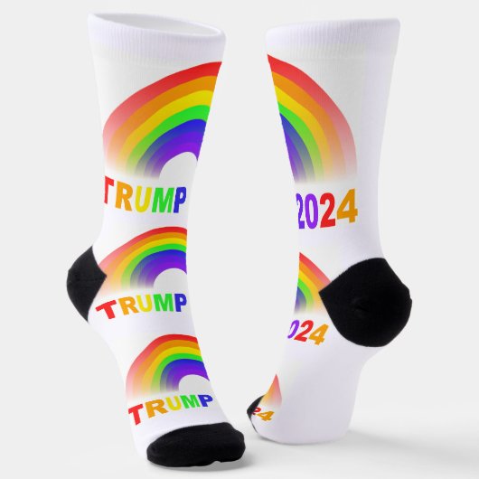 Trump Rainbow 2024 Socken (Gewinkelt)
