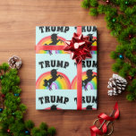 TRUMP RAINBOW UNICORN CHRISTMAS Wrapping Paper Geschenkpapier<br><div class="desc">TRUMP 2024 RAINBOW CHRISTMAS WRAPPING PAPIER ODER JEDES EREIGNIS</div>