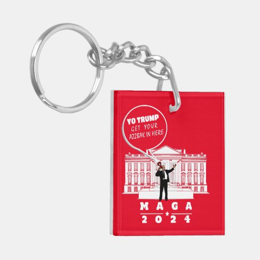 TRUMP RAMASWAMY 2024 SCHLÜSSELANHÄNGER (Vorderseite links)