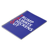 Trump raus notizblock (Linke Seite)