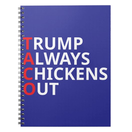 Trump raus notizblock (Vorderseite)