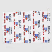 Trump Reclaim America Golf Towel Golfhandtuch (Horizontal)