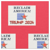 Trump Reclaim America Stoff (Nahaufnahme)