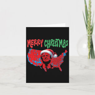Trump Red Election Map frohe Weihnachten Trump Win Karte