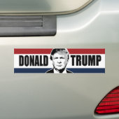 Trump Red White and Blue Bumper -.pnng Autoaufkleber (Auf Auto)
