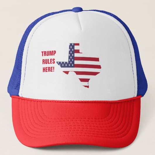 TRUMP REGELN HIER! TRUCKERKAPPE (Vorderseite)