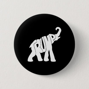 Trump Republikaner Elephant Trump Unterstützer Prä Button