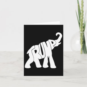 Trump Republikaner Elephant Trump Unterstützer Prä Karte