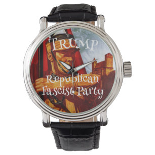 Trump Republikaner Faschistische Partei MAGA WH Armbanduhr