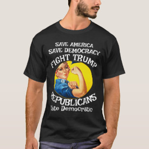 Trump Republikaner Happy Hour Nacht aus Wein Käse T-Shirt
