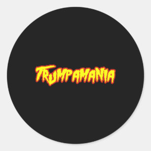 Trump Republikaner Konvent Wrestling Meme Trumpam Runder Aufkleber