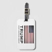 Trump - Republikanischer Gepäckanhänger - Amerika (Vorderseite Vertikal)