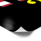 TRUMP REPUBLIKANISCHER PRÄSIDENT 2024 GREAT USA POSTER (Ecke)