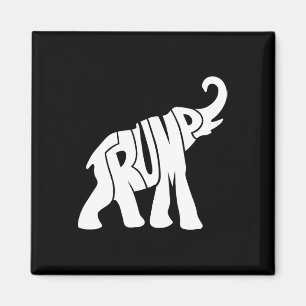 Trump-Republikanisches Elefant-Shirt für Unterstüt Magnet