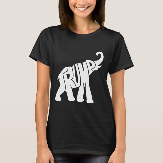 Trump-Republikanisches Elefant-Shirt für Unterstüt T-Shirt (Vorderseite)