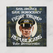 Trump Republikanisches Party Birthday Holiday Boys Begleitkarte (Rückseite)