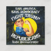 Trump Republikanisches Party Birthday Holiday Boys Begleitkarte (Vorderseite)