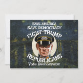 Trump Republikanisches Party Birthday Holiday Boys Einladung (Rückseite)