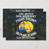 Trump Republikanisches Party Birthday Holiday Boys Einladung (Vorne/Hinten)