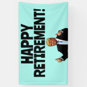 TRUMP RETIREMENT PARTY BANNER (Vertikal)