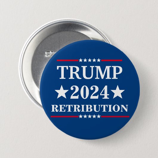 Trump-Retribution Button (Vorne & Hinten)
