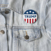 TRUMP Retro Kampagne Design Stars & Streifen Flag Button (Beispiel)