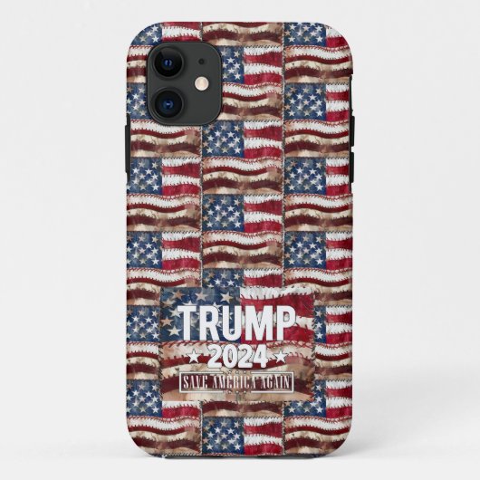 Trump! rett wieder Amerika. Case-Mate iPhone Hülle (Rückseite)